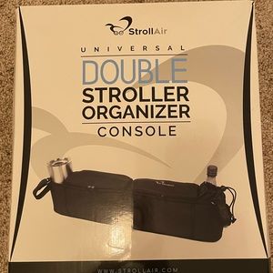 StrollAir double-stroller organizer attachment